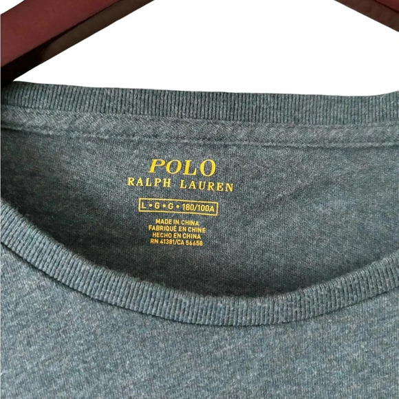 Polo Ralph Lauren Long Sleeve Men’s Green Embroidered Shirt- Size Large - Picture 3 of 4